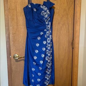 Miami vintage Blue Floral Dress